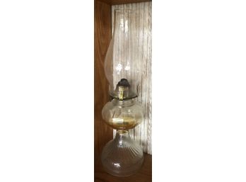 17' Glass Oil Lamp