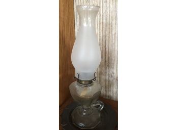 14' Glass Oil Lamp