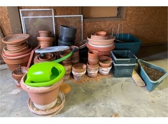 Large Lot Of Planters