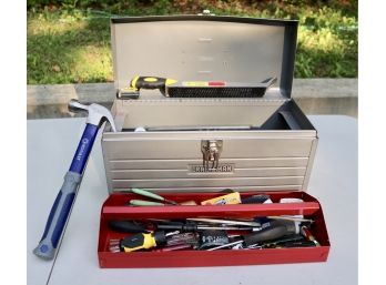 Craftsman Silver Toolbox Full Of Tools
