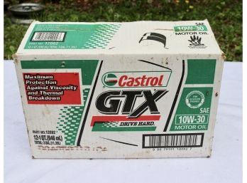 One Box Of Castrol GTX Motor Oil