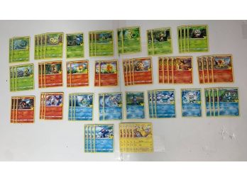 MCdonalds 2019 Pokemon Cards Near Complete Non Holo Cards - Missing Card 24 - 69 Cards Total