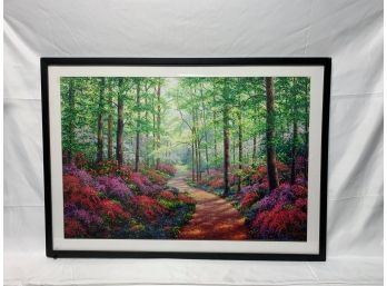 Schaefer Miles ,Path, Park ,'Summer Enchantment' On Canvas Print 41 X 29 X 1 - #2