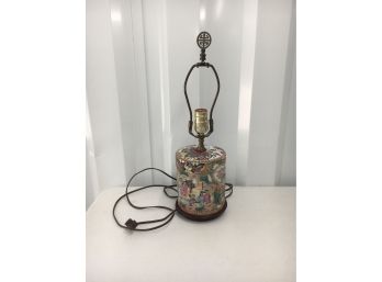 Antique Chinese Ginger Jar Turned Into A Lamp