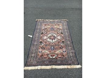 Antique Handmade Oriental Rug 53' By 80', Just Cleaned