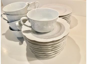 Dansk Tea And Saucer Plus Small Plates - Service For 8