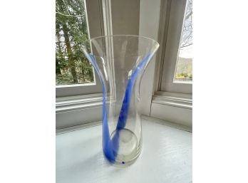Decorative Blue Accent Vase