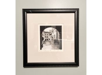 Duccio Nacci Signed Black/White Photo Matted And Framed