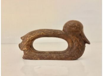 Small Vintage Wooden Duck