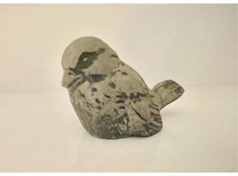 Small Heavy Bird Carved From Stone