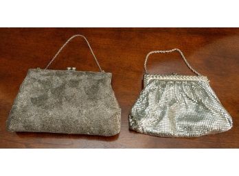 Vintage Evening Bags - Bag By Josef Beaded In France, Whiting & Davis Co Mesh Bag