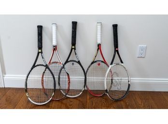 Wilson Tennis Rackets - Set Of 5