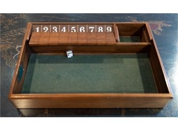 Vintage Shut The Box Game