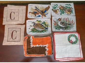 Collection Of Vintage Cocktail Napkins