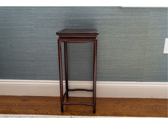 Vintage Oriental Rosewood Pedestal Table