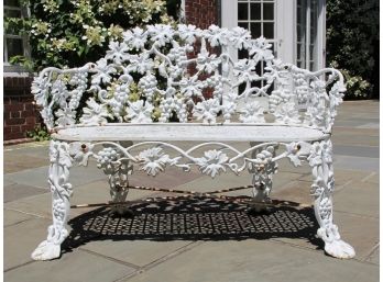 A 19th Century French Cast Iron Garden Seat