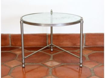 A Vintage Chrome Cocktail Table