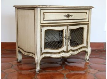 A Vintage Nightstand In French Provincial Style By Henredon