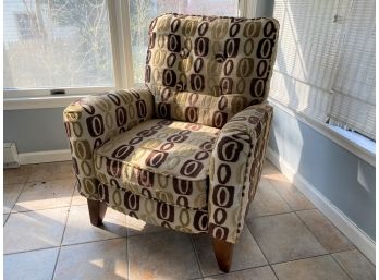 Home Goods Find! Upholstered Reclining Arm Chair Made For Comfortmax In USA