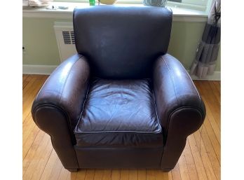 Ethan Allen Leather Armchair