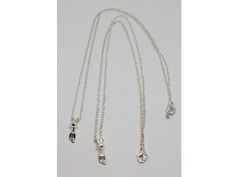 2 Cute Cat Pendant Necklaces