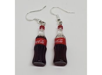 Coca Cola Bottle Novelty Earrings