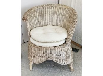 Wicker Sdie Chair