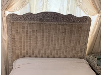 Pier 1 Wicker Style Twin Size Headboard