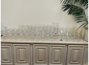 Massive Group Of Stemware