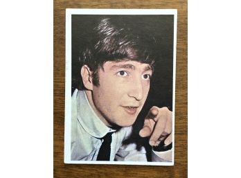 John Lennon 1964 Topps 'Beatles Diary' Card #42A