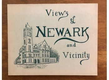 Hard To Find Newark NJ Picture Book Circa 1912