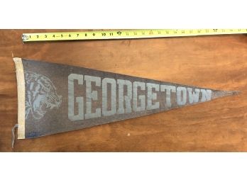 Vintage Georgetown College Tigers Felt Pennant