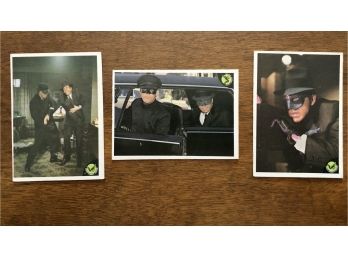 Lot Of 3 1966 Donruss Green Hornet Cards W Bruce Lee