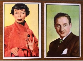 1953 Bowman TV & Radio Stars: Sid Caesar & Imogene Coca