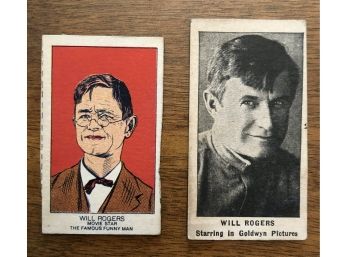 Two Will Rogers Cards