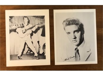 Pair Of 1950s Elvis Presley Send-Away Souvenir Photos