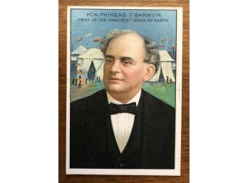 Wow! Glorious 1911 P.T. Barnum 'Royal Bengals Cigar' Card