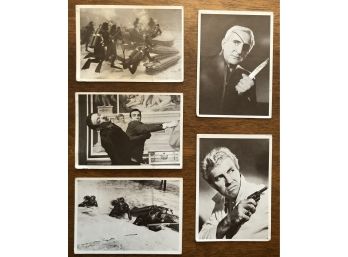 Lot Of Cards From 1966 James Bond Thunderball Set W Connery & Frogmen