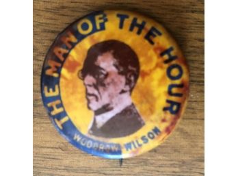 Extremely Rare & 100 Percent Original Woodrow Wilson Pin