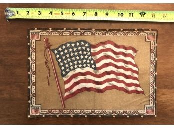 Large Circa 1910 Tobacco Felt Flag Premium