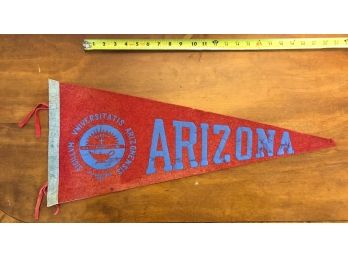 Vintage University Of Arizona Felt Pennant