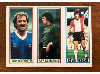 1980 English Soccer Card W Superstar Kevin Keegan