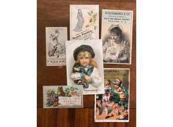 Lot Of 11 19th Century Advertising Cards From Newark NJ Incl. Marshall & Ball