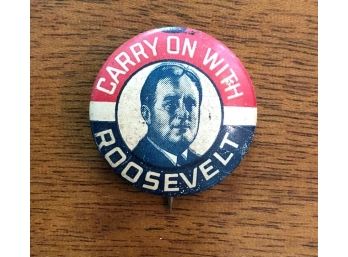 Circa 1940 FDR Pin