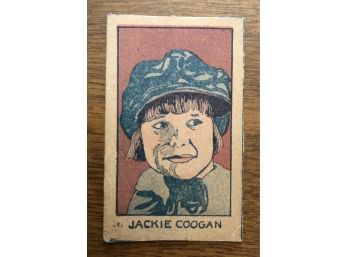 Jackie Coogan 1920s Strip Card -  Uncle Fester 'Rookie' Card!