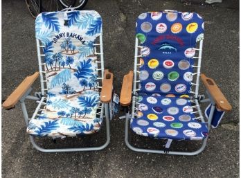 Pair Of Tommy Bahama Beach Chairs