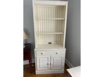 Ethan Allen White Bookcase Cabinet