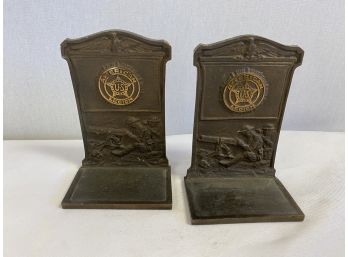 Vintage American Legion Bronze Bookends