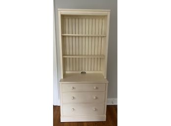 Ethan Allen White Bookcase Cabinet