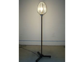 Vintage Repurposed Dough Whisk Industrial Floor Lamp